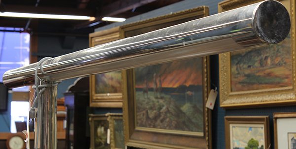1970s Chromed steel floor lamp, by Habitat, New York - 2