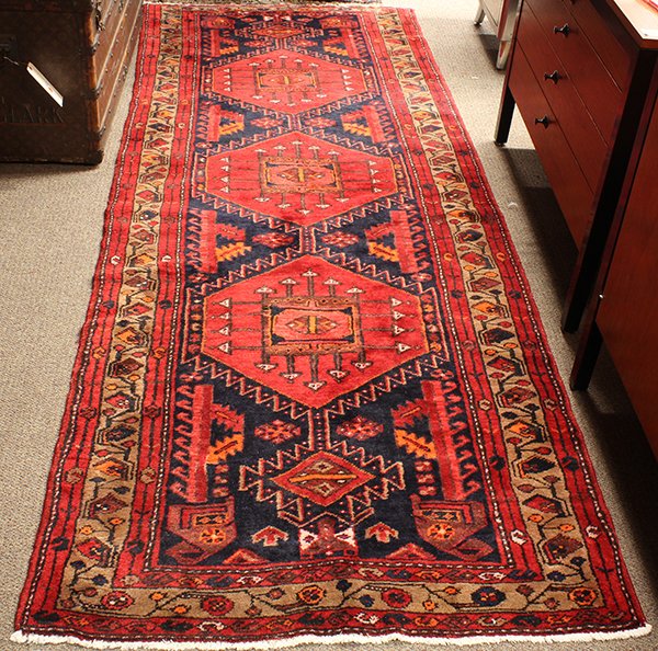 Persian Hamadan runner, 8'6" x 3'7"
