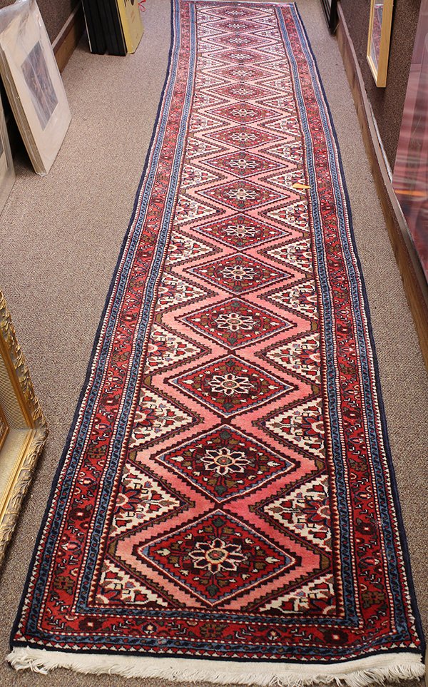Persian Hamadan runner 16'6" x 2'5"
