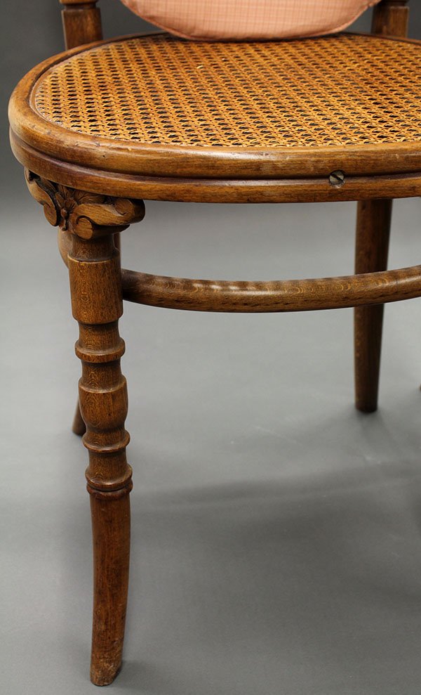 Pair of Late Victorian music chairs - 8