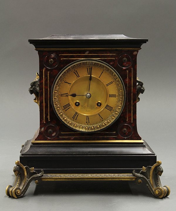 French Miroy Freres & Fils mantle clock - 2