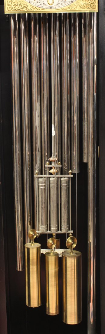 Waltham Clock Co 9 tube tall case clock - 3