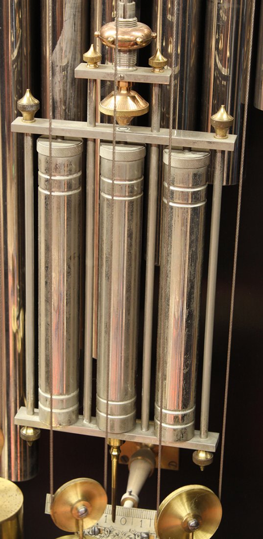 Waltham Clock Co 9 tube tall case clock - 4