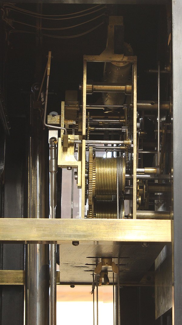 Waltham Clock Co 9 tube tall case clock - 5