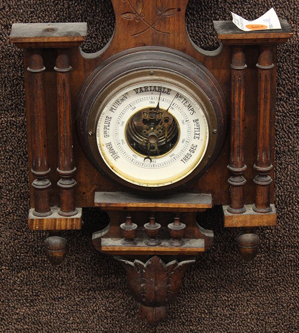 French barometer/ thermometer, late 19th century - 2