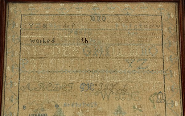 Sampler, circa 1819 - 2