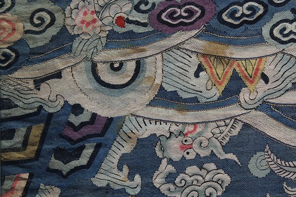Chinese Kesi Tapestry Dragon Panel - 3