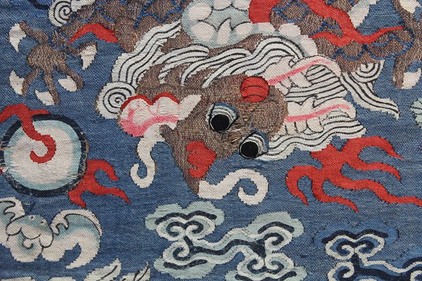 Chinese Kesi Tapestry Dragon Panel - 4