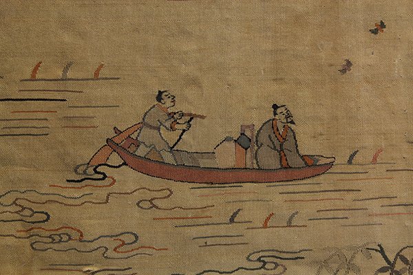 Chinese Kesi Panel, Riverscape - 5