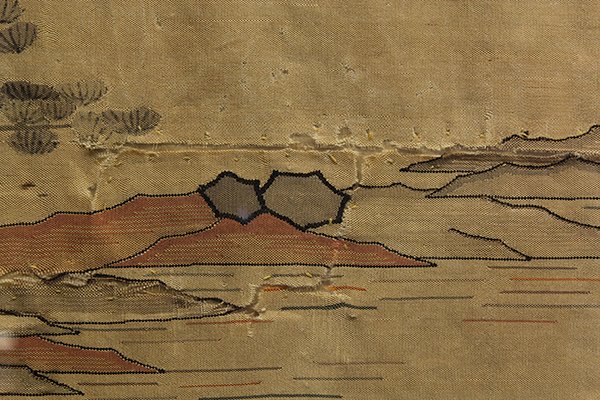 Chinese Kesi Panel, Riverscape - 6