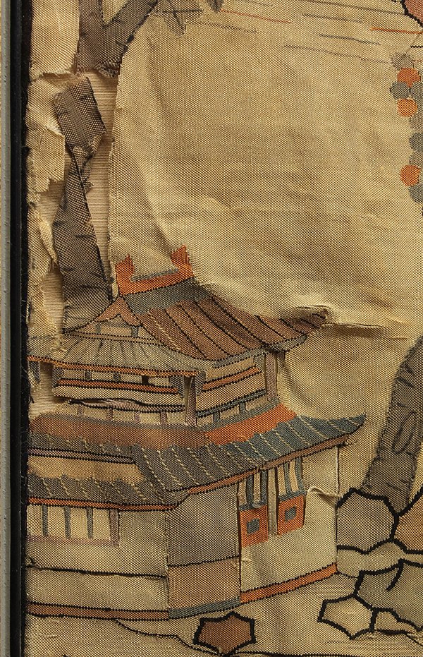Chinese Kesi Panel, Riverscape - 8
