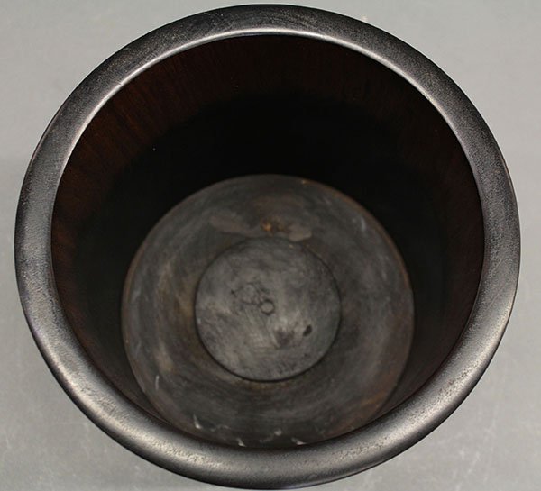 Chinese Large Wooden Brush Pot - 4