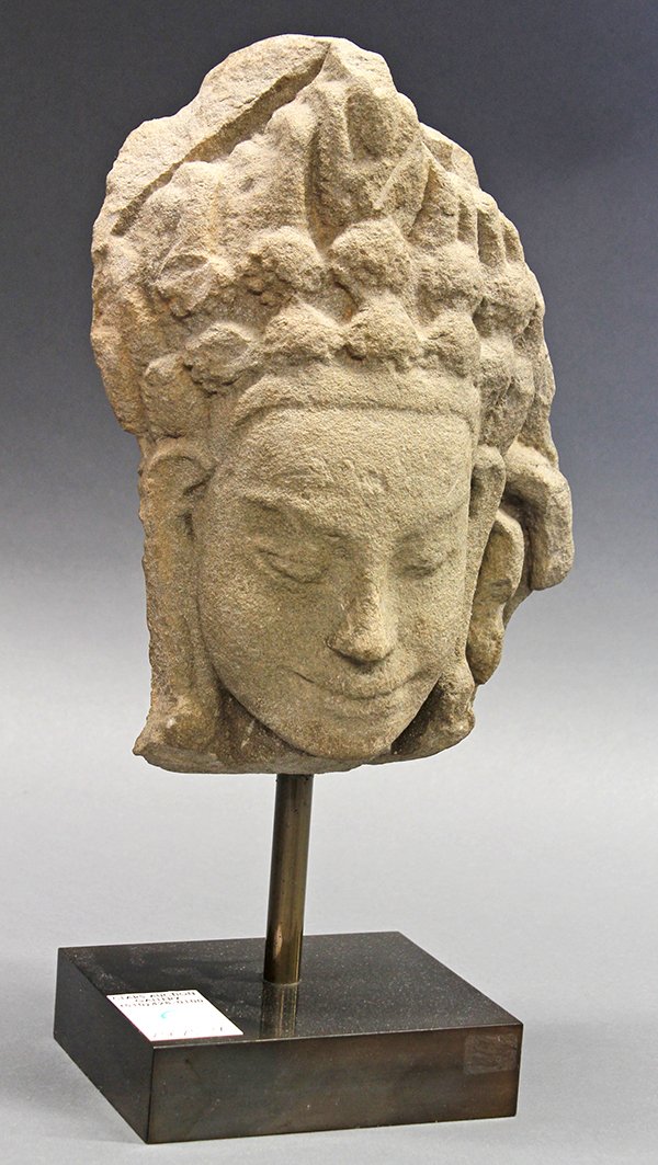 Khmer Stone Head