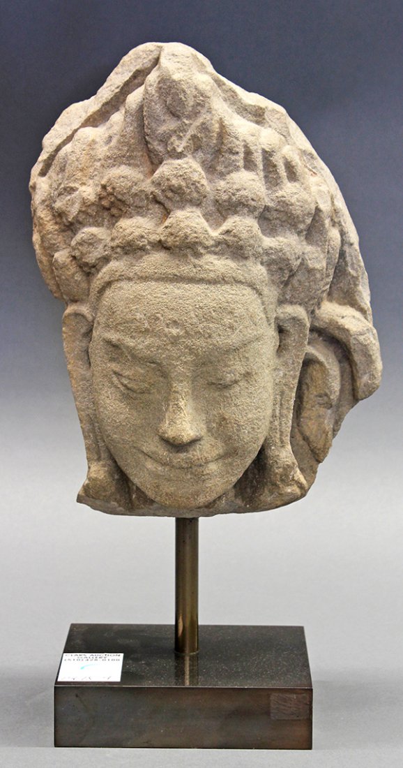 Khmer Stone Head - 2