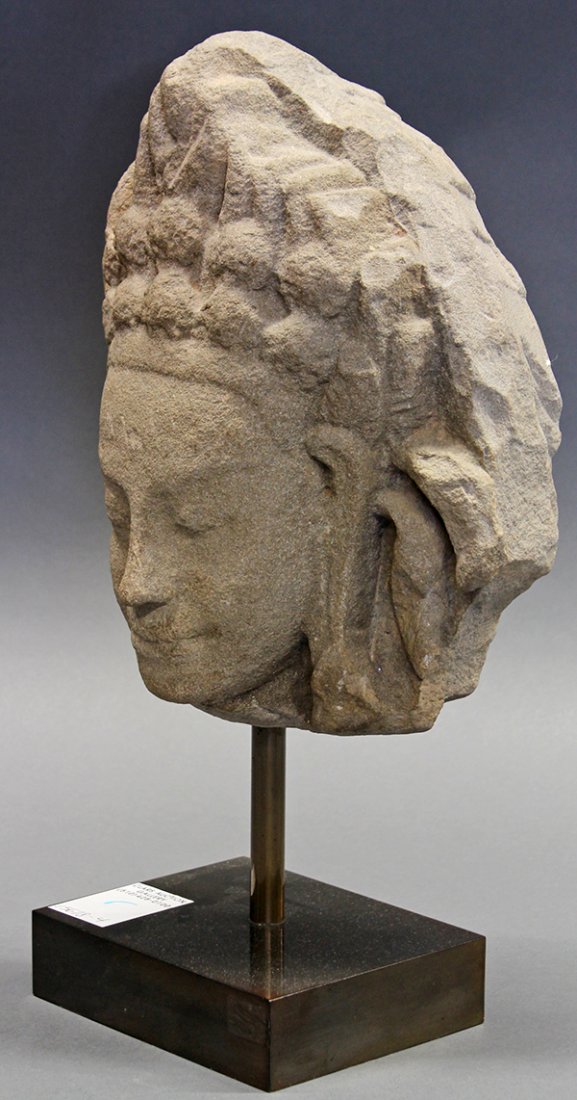 Khmer Stone Head - 3