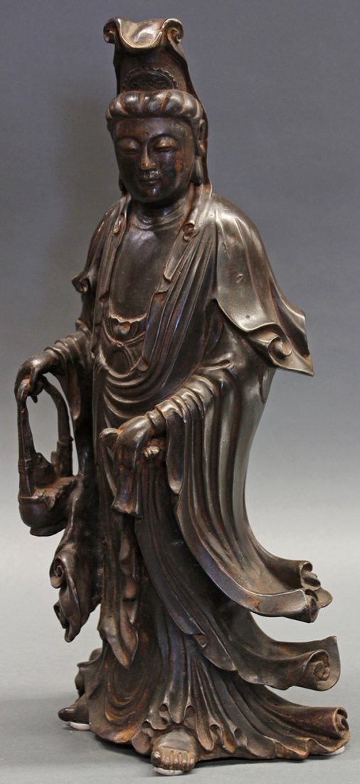 Chinese Bronze Figure of Guanyin - 2