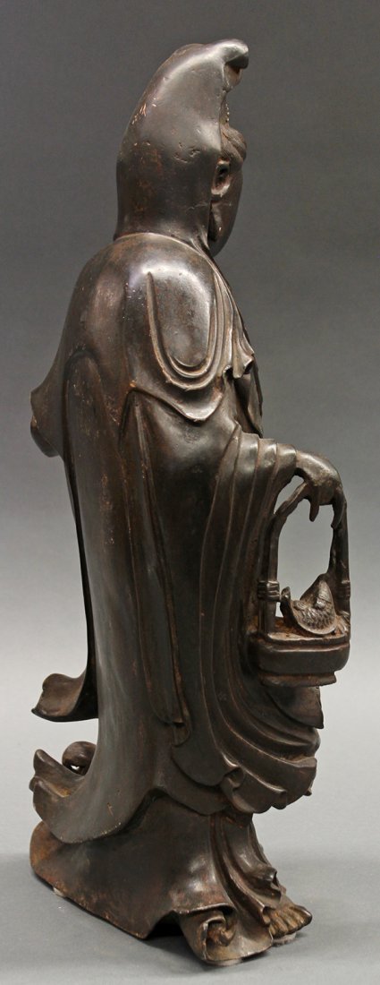 Chinese Bronze Figure of Guanyin - 5