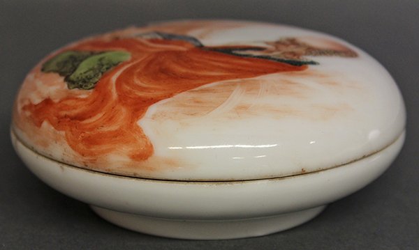 Chinese Seal Paste Container, Damo - 5