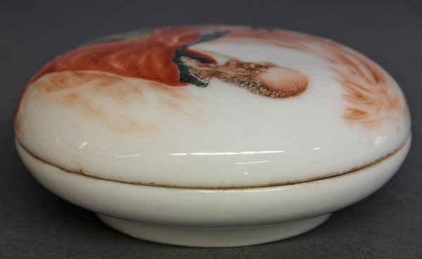 Chinese Seal Paste Container, Damo - 6