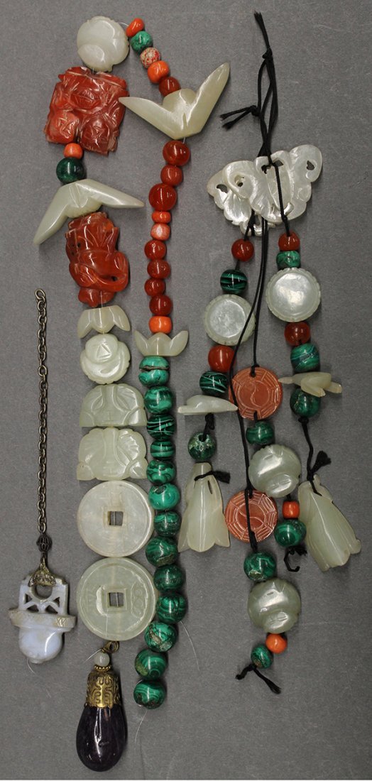 Group of Chinese Jades and Beads