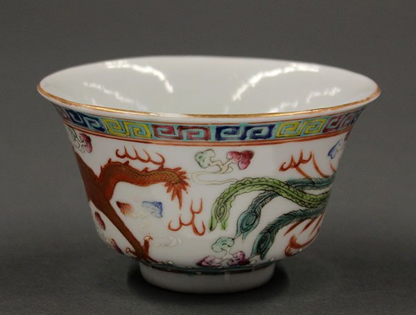 Set of Chinese Porcelain Tea Bowls - 6