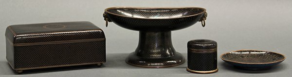 Group of Chinese Cloisonne Items