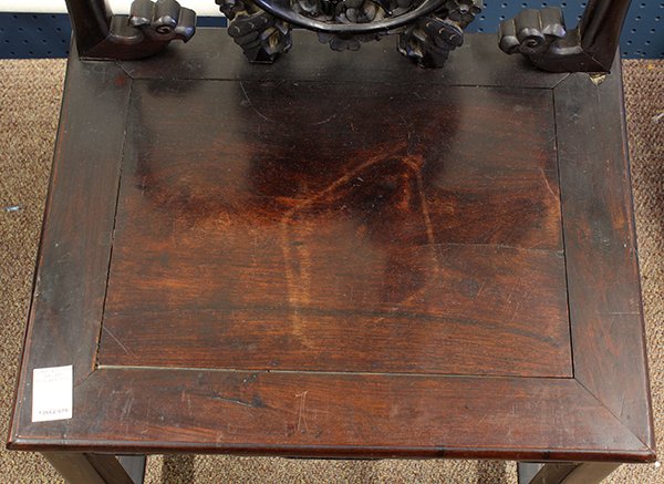 Chinese Wooden Side Chair - 3