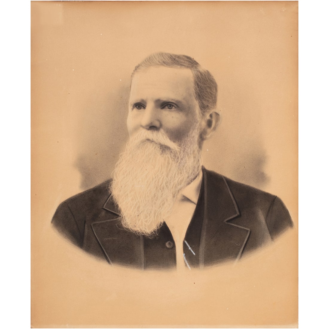 Work on paper, Portrait of Nathaniel Jones (Member of the Donner Party) (1 of 2)