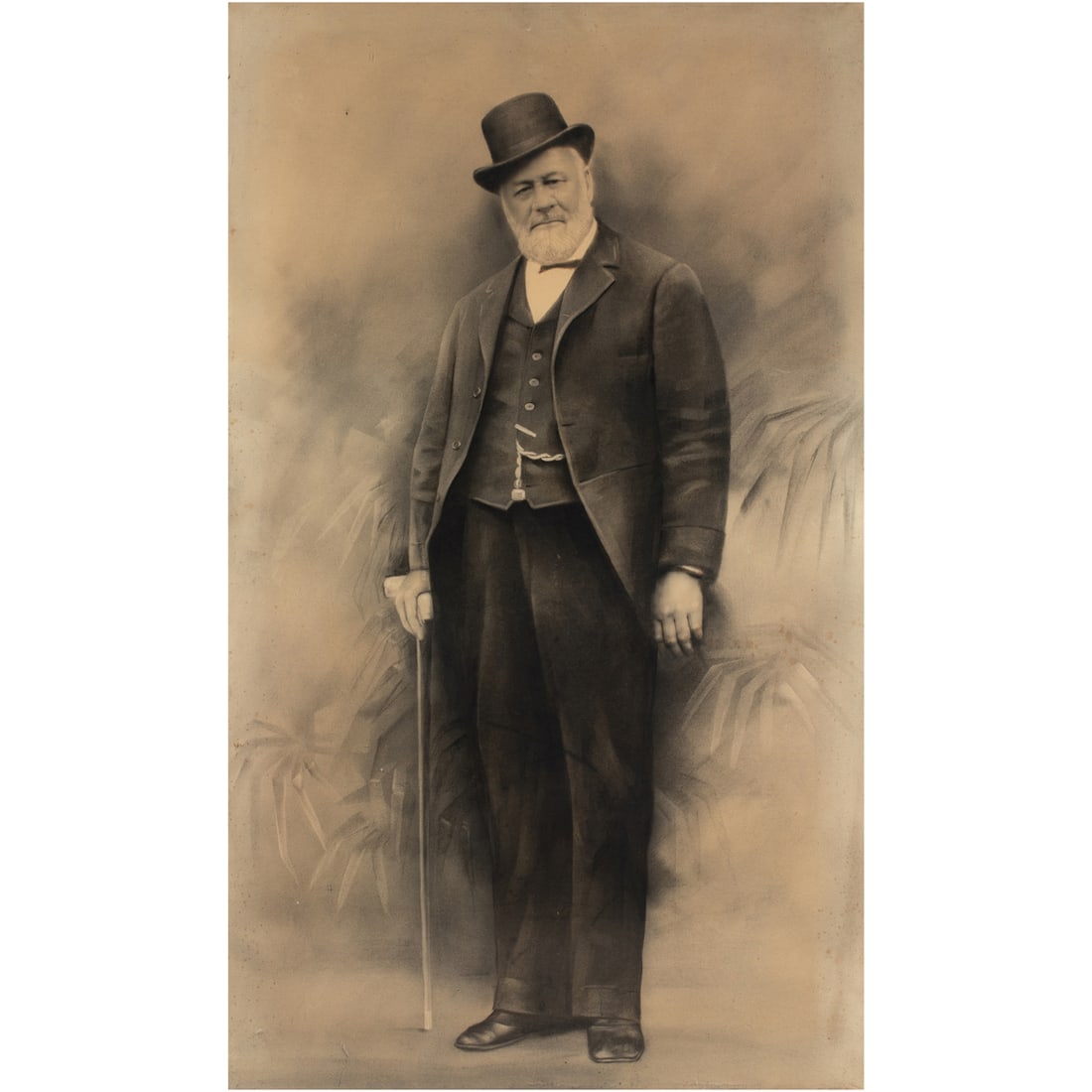 Work on paper, Portrait of Daniel Rhoads (Rescuer of Donner Party) (1 of 4)