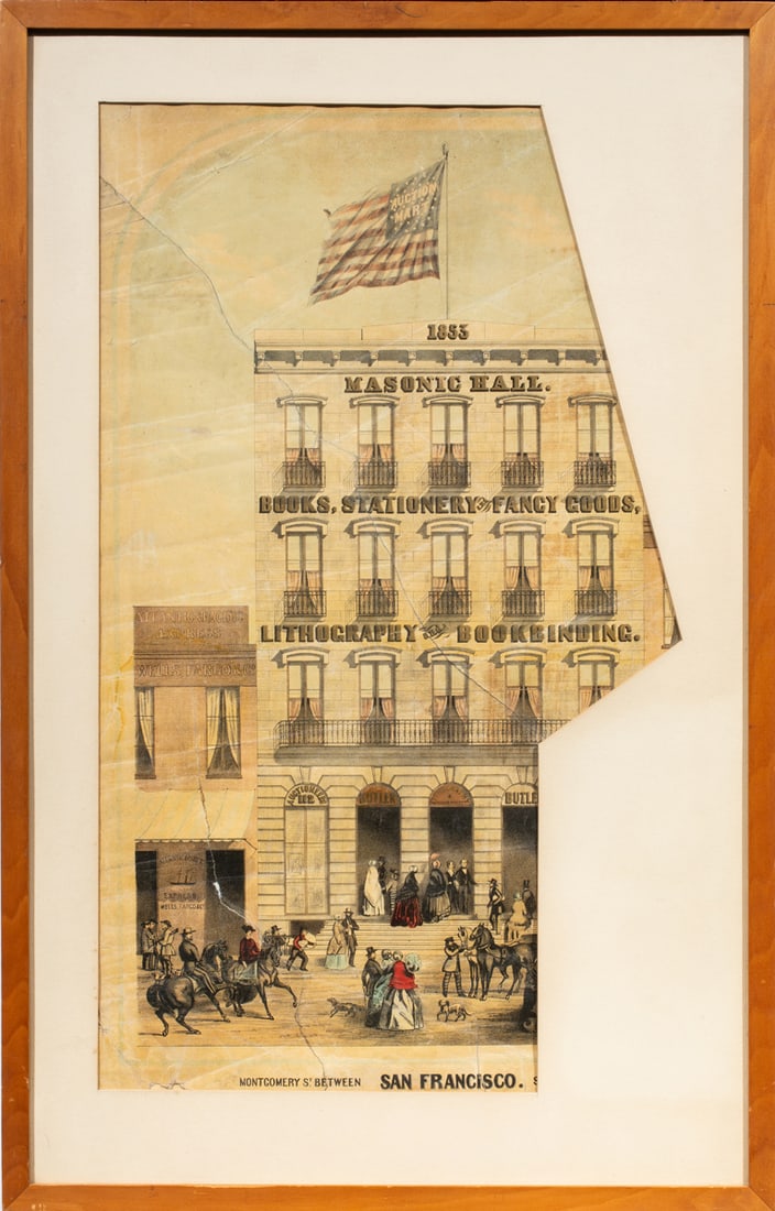 Print, Broadside for Masonic Hall - 2