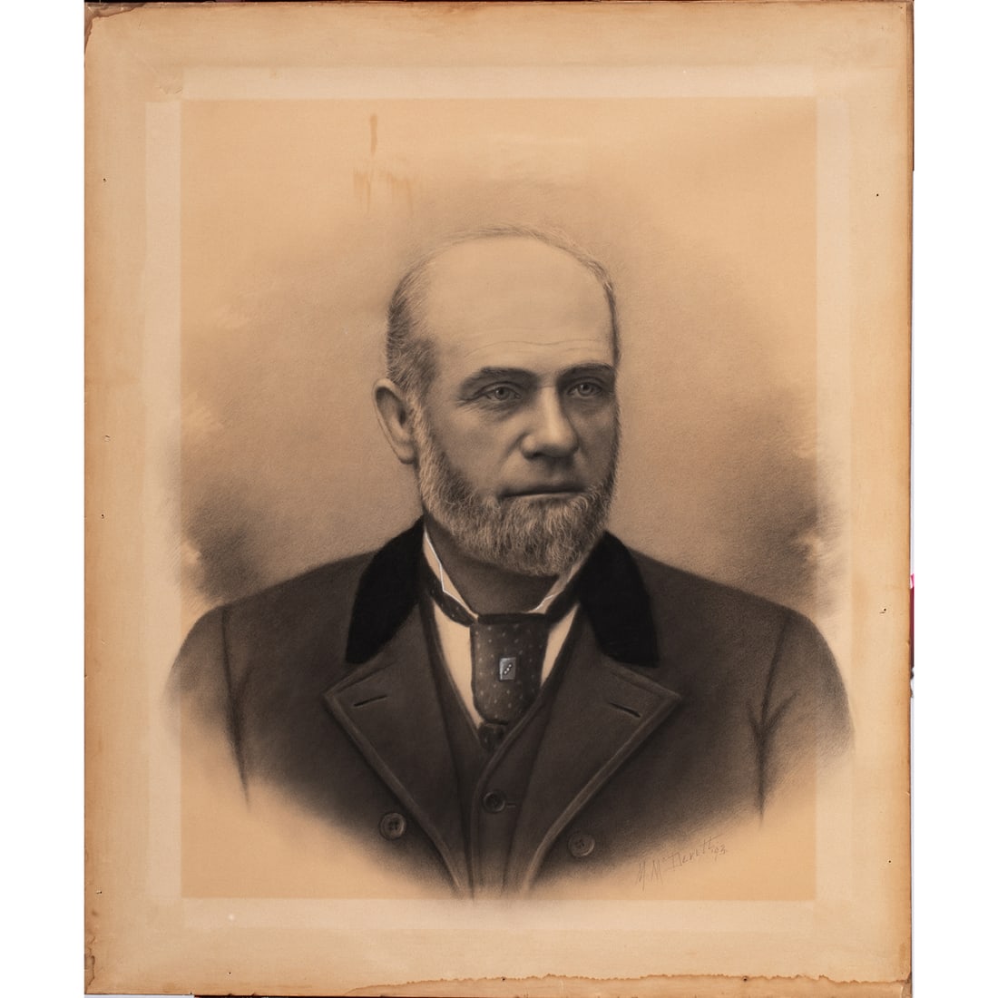 Work on paper, Portrait of John Coffey (1 of 4)