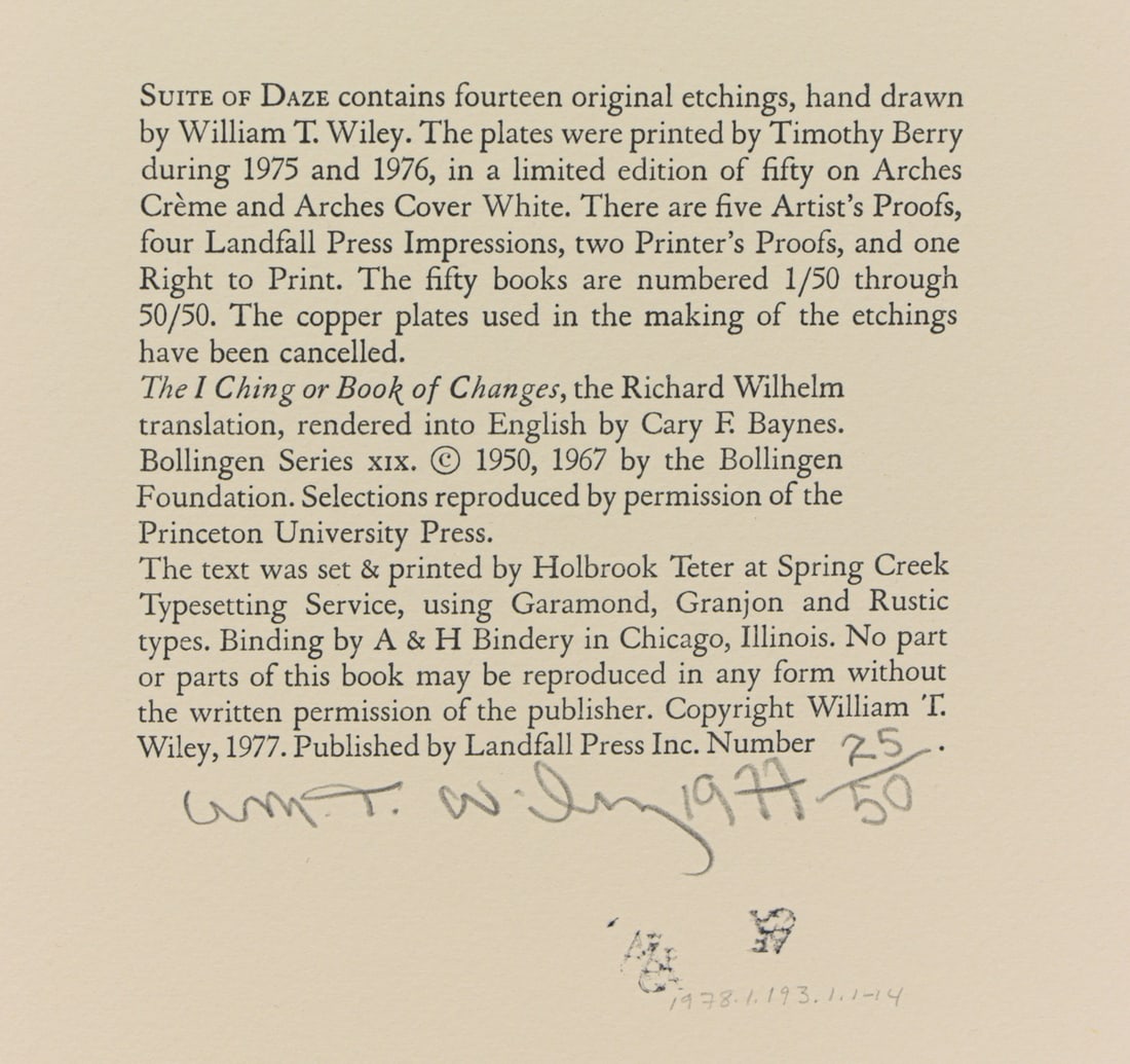 Print Book, William T. Wiley - 8