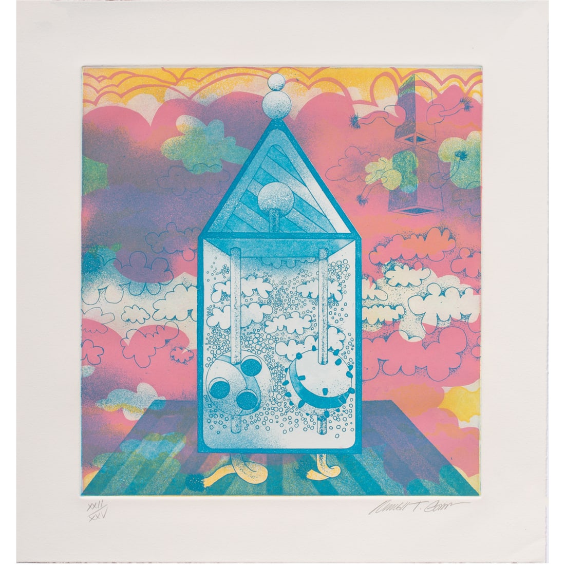 Print, Russell T. Gordon: Russell T. Gordon (American, b. 1936), "Lakeside Studio Editions," 1974, color etching and aquatint, pencil signed lower right, publisher: A Good Place to Live, museum inventory no: 1974.13.243,