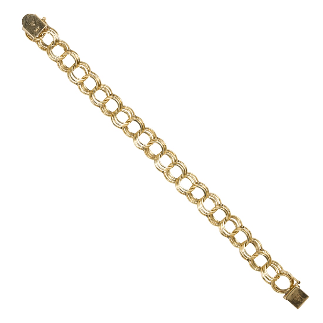 A 14k gold bracelet - 2