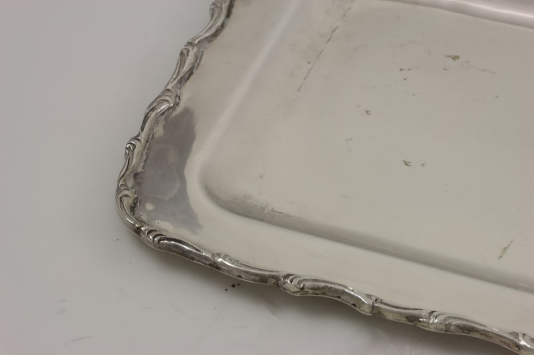 A Mexican Sterling Rectangular Tray - 2