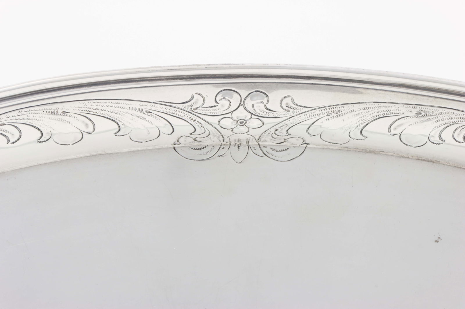 An Oval Sterling Tray - 4