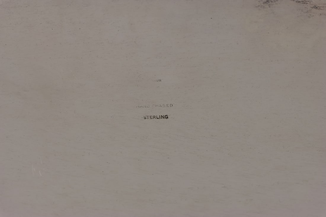 An Oval Sterling Tray - 5