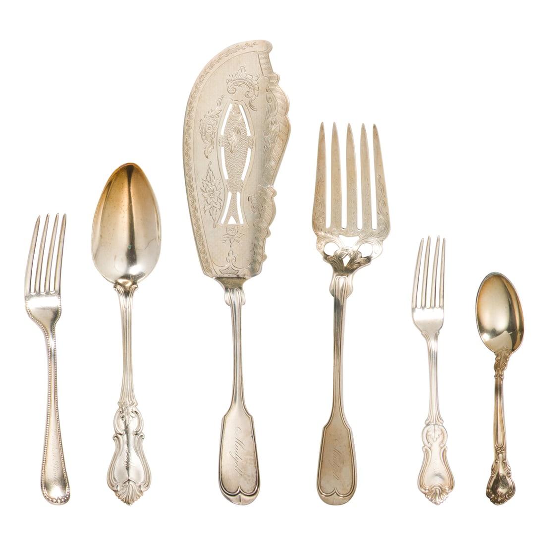 An Assembled Group of Sterling Flatware including Gorham and Others (1 of 4)