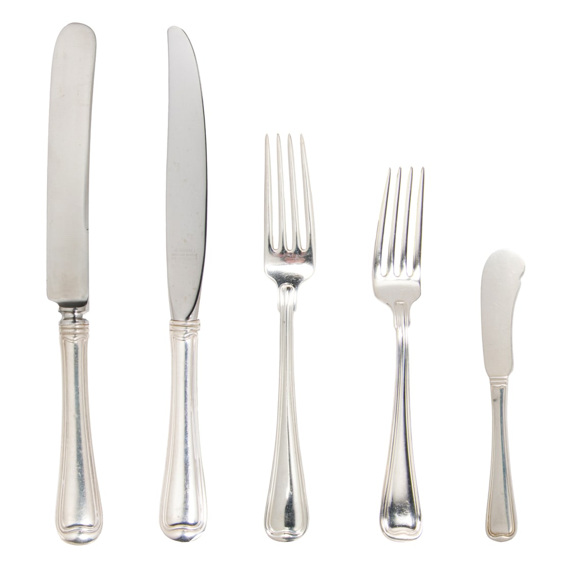 A Partial Gorham Old French Pattern Sterling Flatware Service (1 of 4)