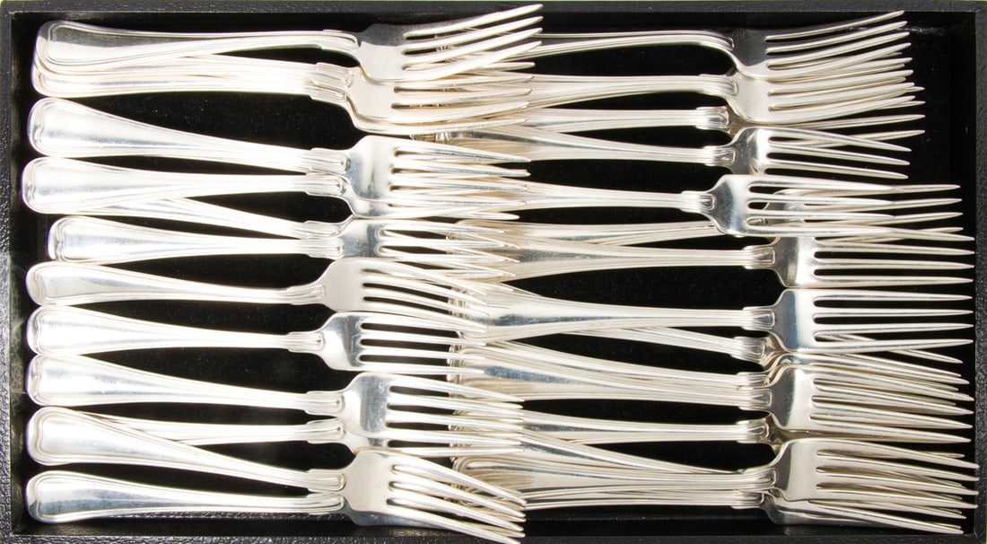 A Partial Gorham Old French Pattern Sterling Flatware Service - 3