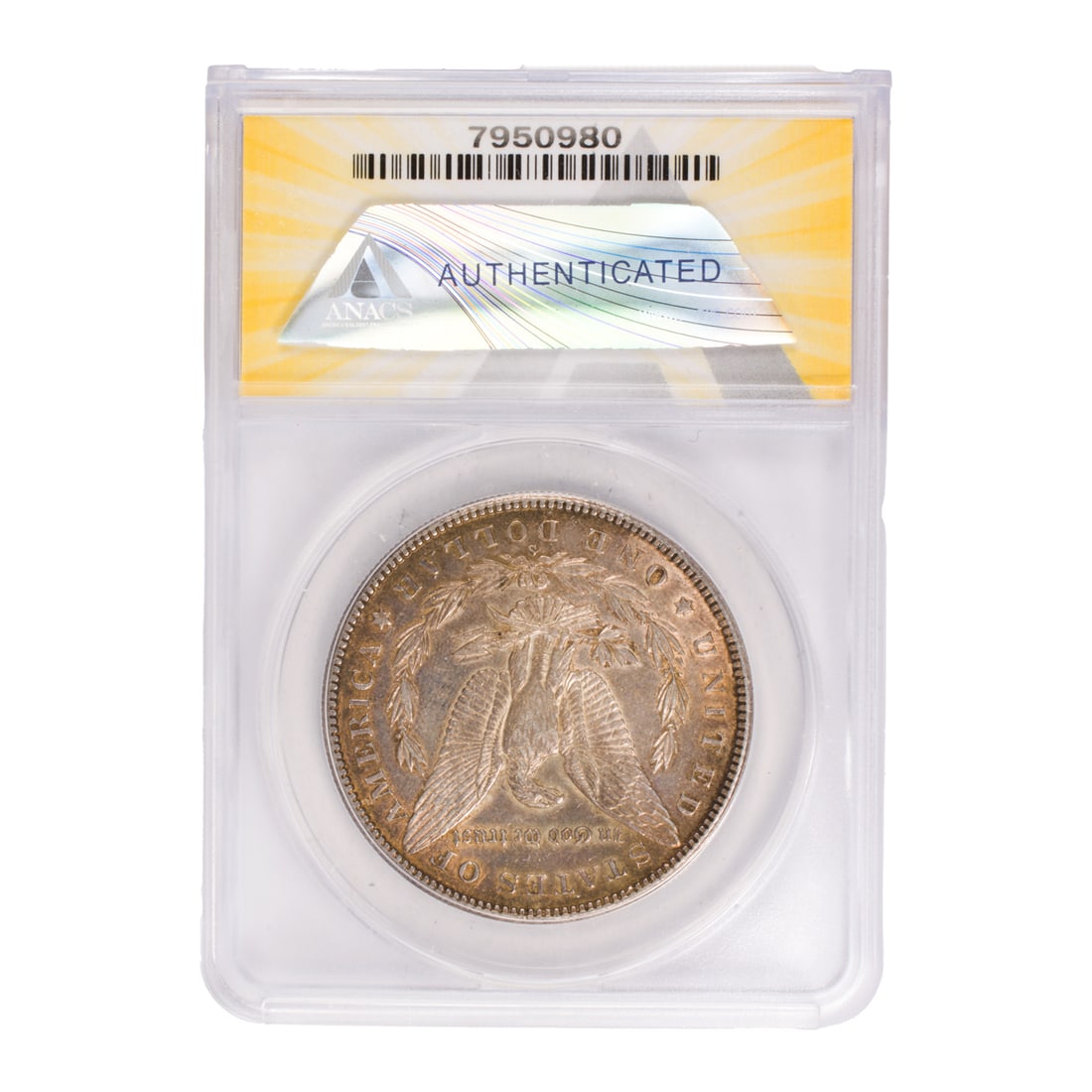 Four Morgan silver dollars - 2