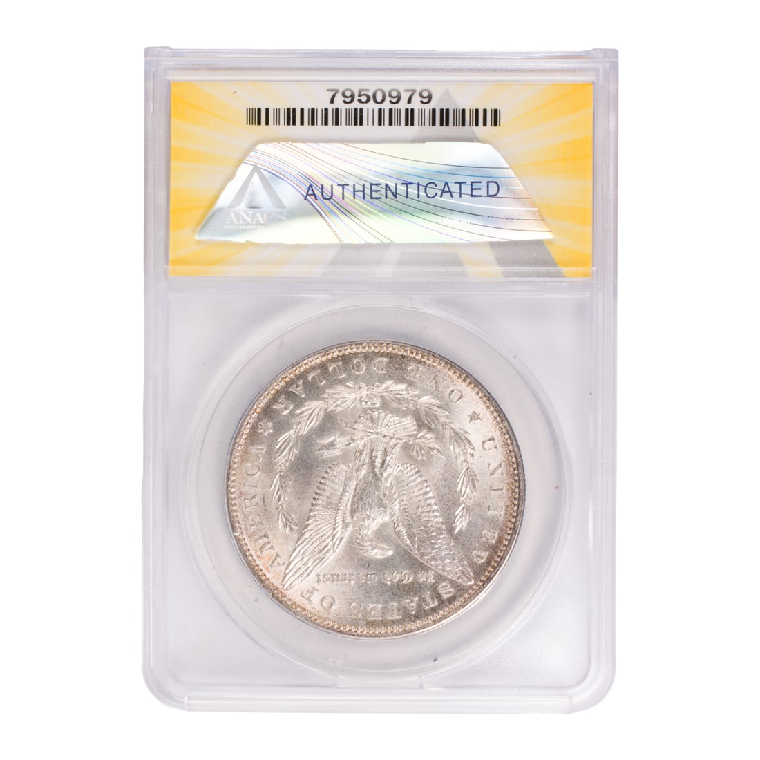 Four Morgan silver dollars - 3