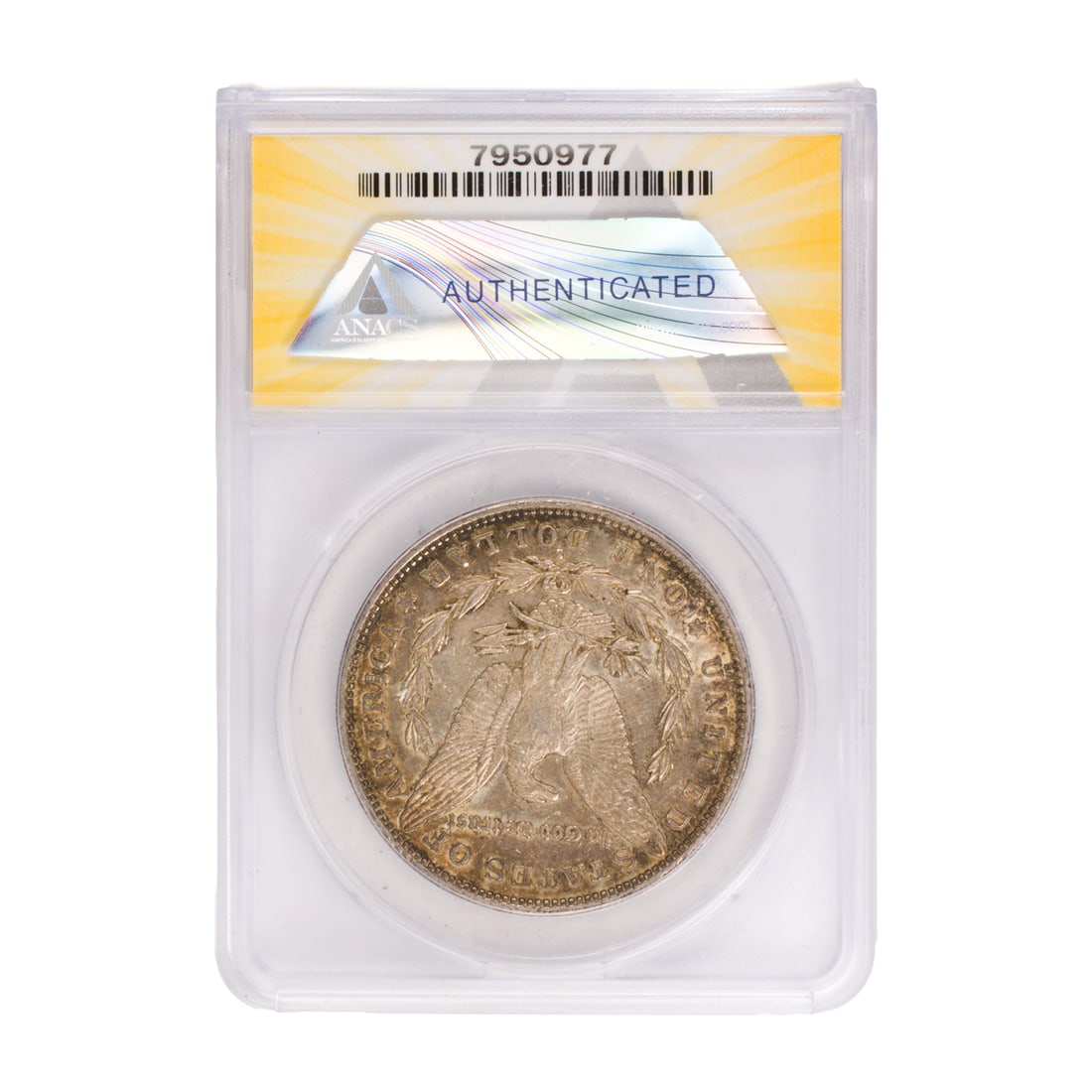 Four Morgan silver dollars - 4