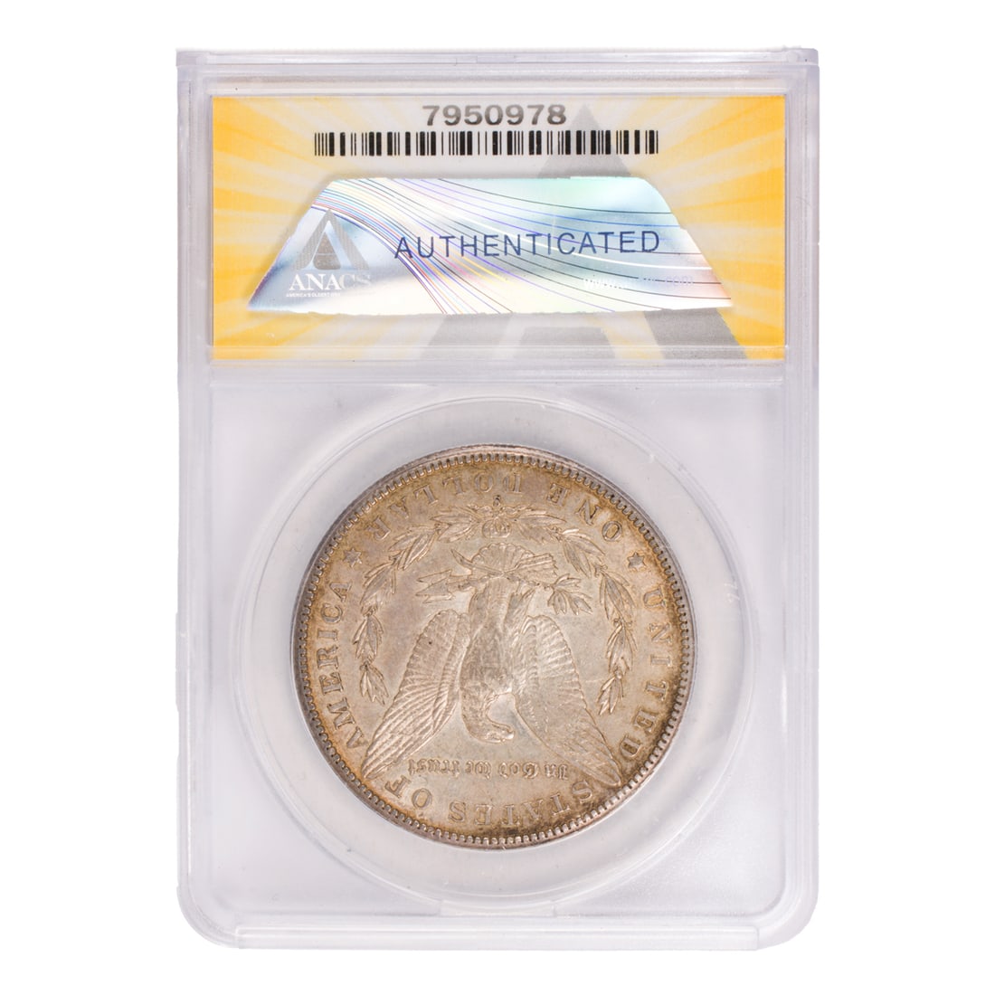 Four Morgan silver dollars - 5