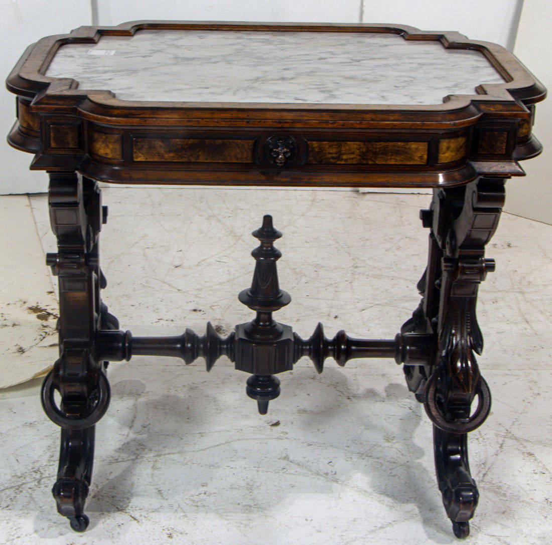 A Renaissance Revival parlor table circa 1870 (1 of 5)