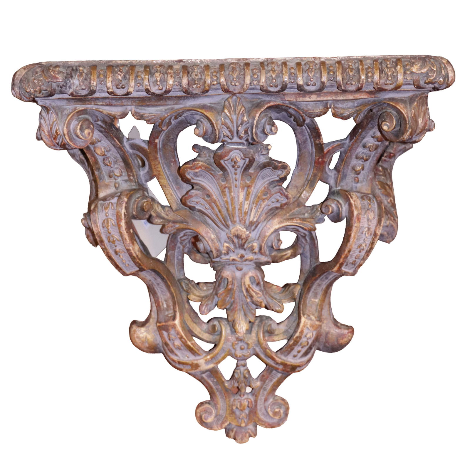 A Regence style burnished gilt composition wall bracket (1 of 4)