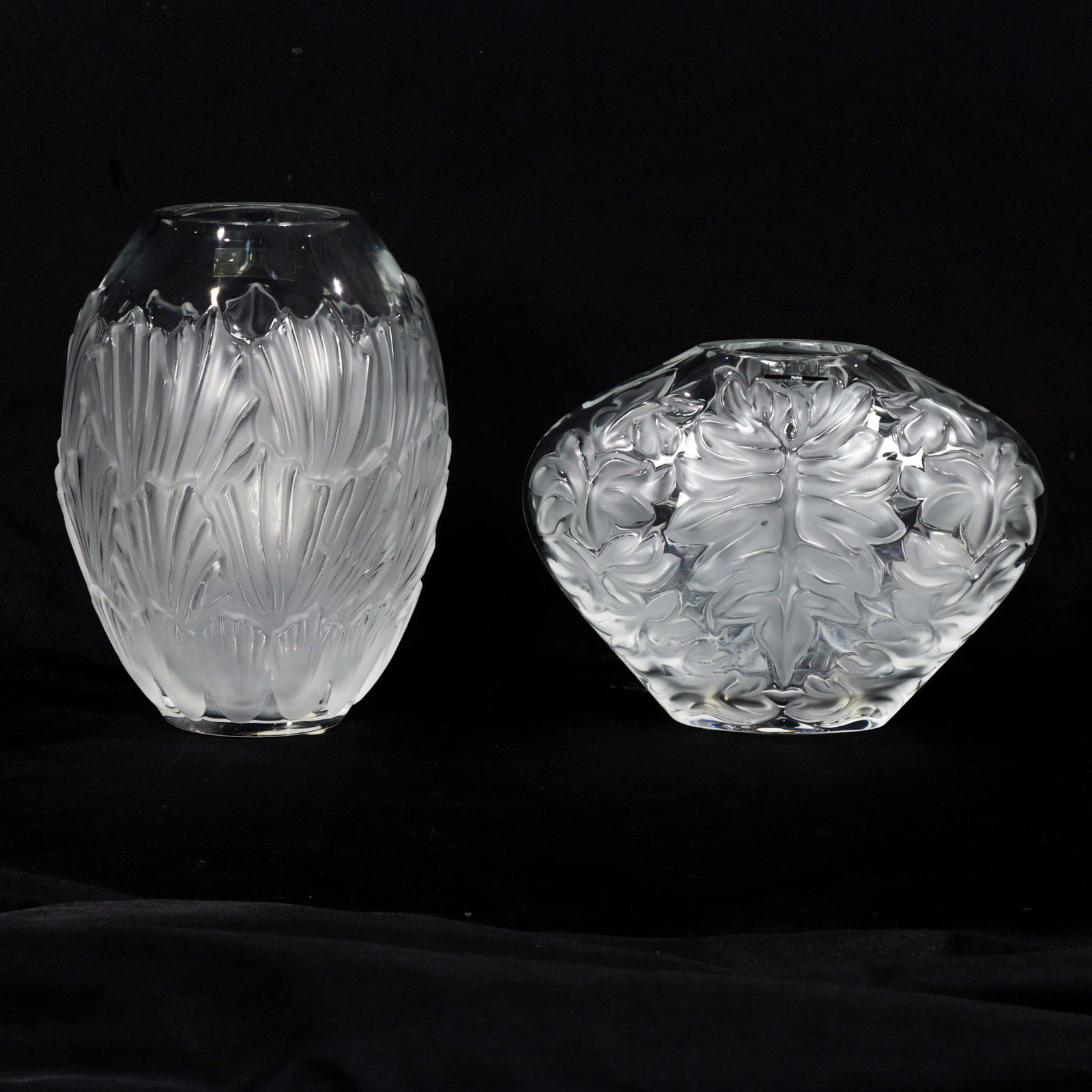 Two Lalique glass vases (1 of 6)