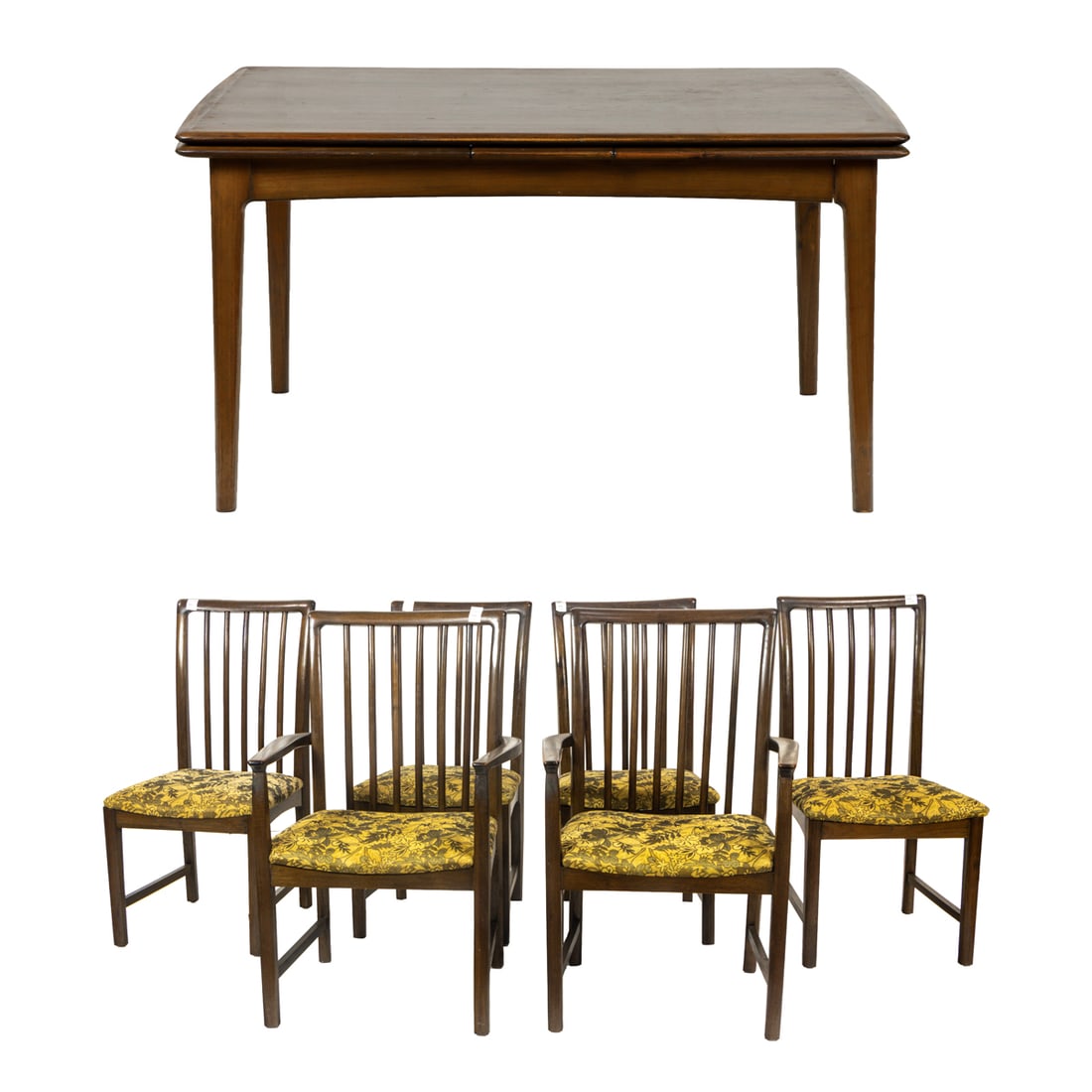 A Mid-Century Modern walnut dining suite (1 of 10)