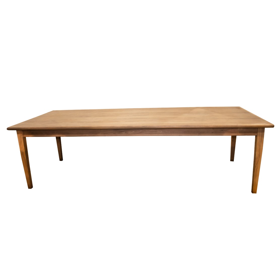 A custom contemporary mahogany dining table (1 of 5)