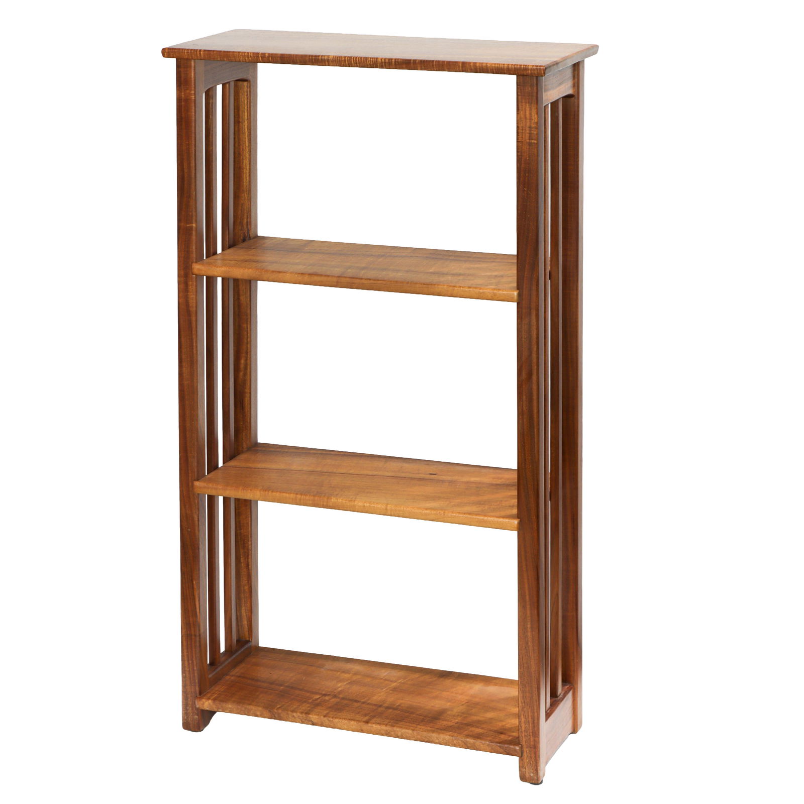 A Hawaiian highly figured koa bookcase in the Arts and Crafts taste (1 of 3)